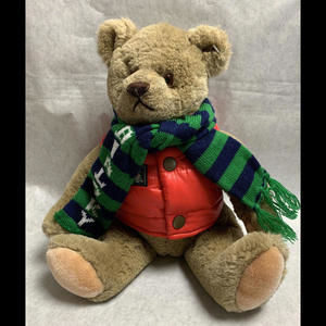 Vintage Bialosky by GUND 1982 Teddy Save the Bear Plush 14” W/ Vest & Scarf
